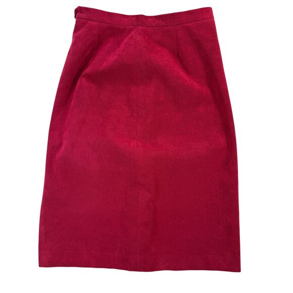 Vintage 70s Adolph Schuman for Lilli Ann Fushia Ultrasuede Skirt Blazer 2‑PC - Picture 8 of 12